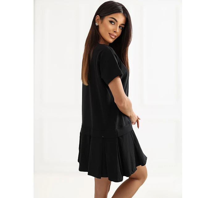 Sukienka RV SK model 22084174 czarny - FPrice Sukienka RV SK model 22084174 czarny - FPrice