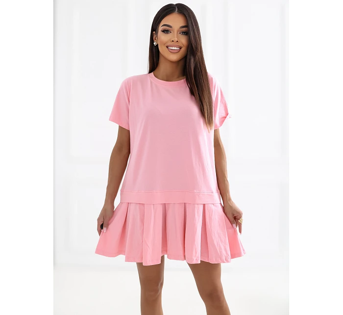 Sukienka RV SK model 22084153 jasny różowy - FPrice Sukienka RV SK model 22084153 jasny różowy - FPrice