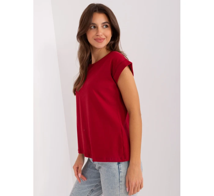 Tričko RV TS 4833.00X bordó Tričko RV TS 4833.00X bordó