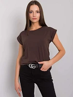 Tričko RV TS 4833.24P tmavě hnědé