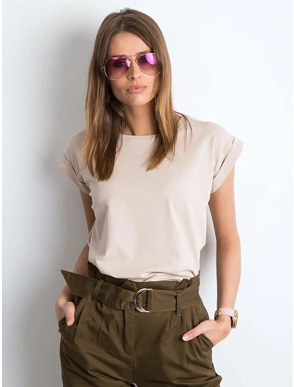 Tričko RV TS 4833.87P béžové Tričko RV TS 4833.87P béžové