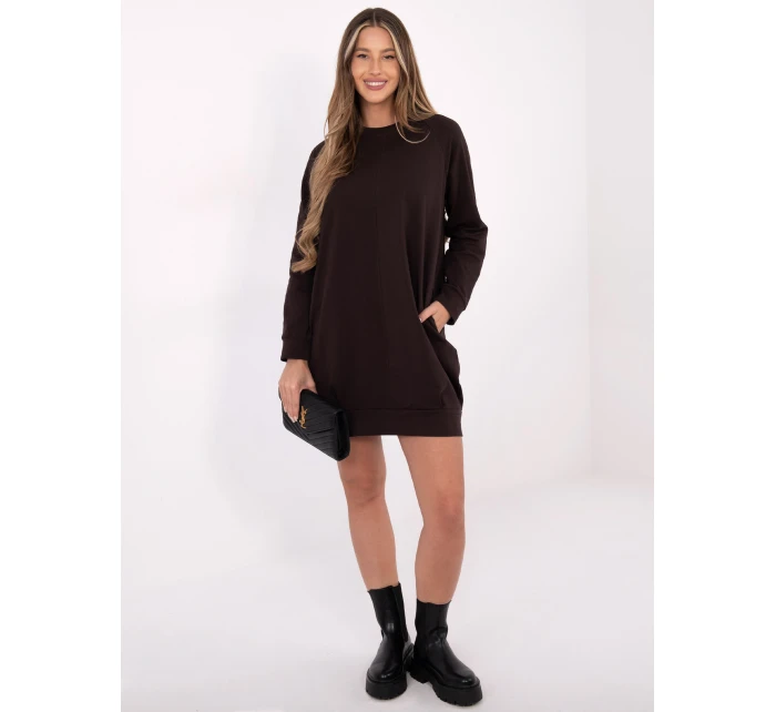 Šaty RV TU 5184.93P tmavě hnědá Šaty RV TU 5184.93P tmavě hnědá