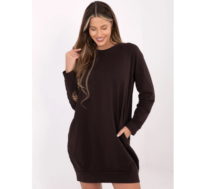 Šaty RV TU 5184.93P tmavě hnědá Šaty RV TU 5184.93P tmavě hnědá