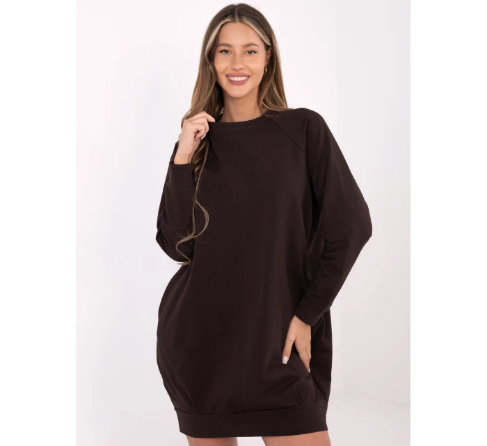 Šaty RV TU 5184.93P tmavě hnědá Šaty RV TU 5184.93P tmavě hnědá