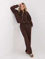 Kalhoty SM SP A1561.25 tmavě hnědé
