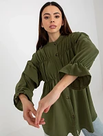 Dámská košile TW KS BI 2021745.13X khaki - FPrice