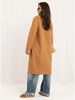 Kabát TW PL BI 7298 1.15 v barvě camel