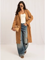 Dámský kabát TW EN BI velbloudí model 17761008 - FPrice Dámský kabát TW EN BI velbloudí model 17761008 - FPrice