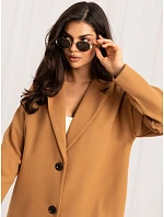 Dámský kabát TW EN BI velbloudí model 17761008 - FPrice Dámský kabát TW EN BI velbloudí model 17761008 - FPrice