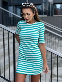 TW SK 2092 šaty.83P bílá zelená