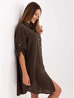 Sukienka TW SK BI 22263.00 ciemny brązowy Sukienka TW SK BI 22263.00 ciemny brązowy
