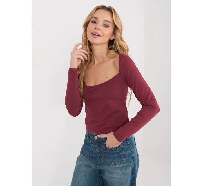 Bluzka WT BZ A1159.93 bordowy Bluzka WT BZ A1159.93 bordowy