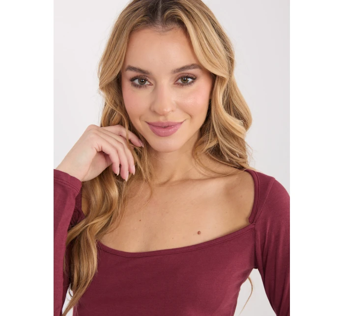 Bluzka WT BZ A1159.93 bordowy Bluzka WT BZ A1159.93 bordowy