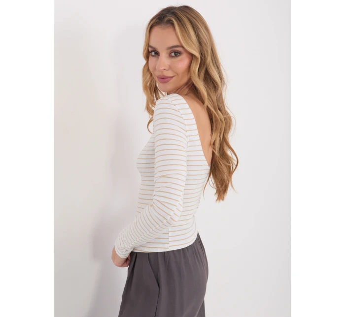 Bluzka WT BZ A1274.57 biało beżowy Bluzka WT BZ A1274.57 biało beżowy