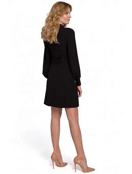 Šaty s volánem růžové model 15106216 - Makover