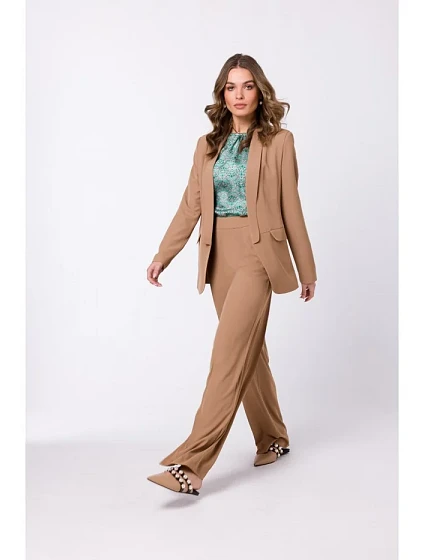 model 18360094 Halenka bez rukávů béžová - STYLOVE