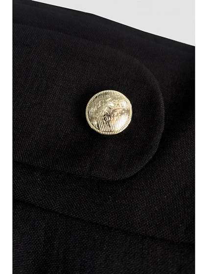 model 18407327 Sukně s vysokým pasem černá - BeWear