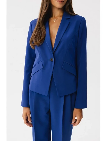 Sako na s jedním knoflíkem královská modř model 18882587 - STYLOVE