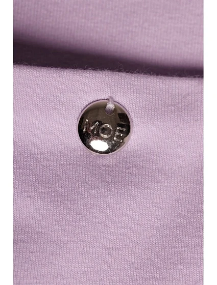 model 19660920 Trapézové šaty s předními kapsami fialové - Moe