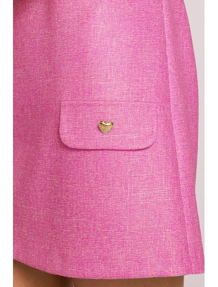 model 21061541 Mini šaty do A fuchsiové - Moe