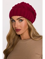 M897 Pletená čepice - bordó