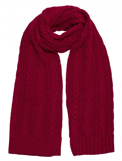 model 21417270 Pletená šála bordó - Moe