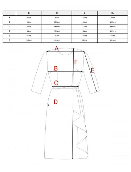 model 21470720 Šaty s volánkem červené - STYLOVE