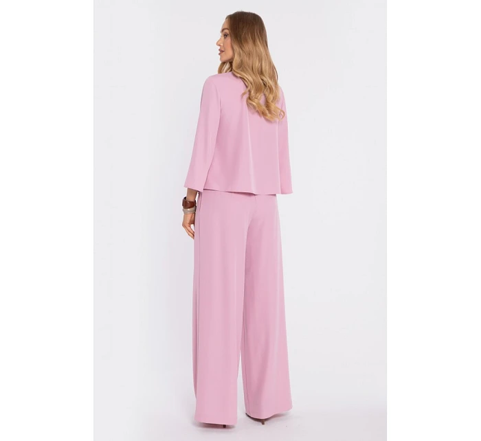 M905 Elegantní halenka s volnými rukávy - pudrová M905 Elegantní halenka s volnými rukávy - pudrová