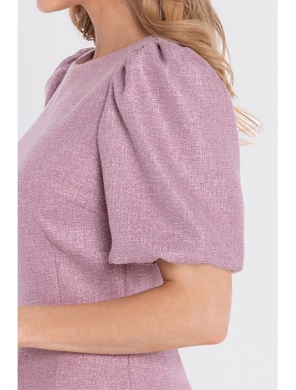Mini šaty s rukávy model 22152232 - STYLOVE