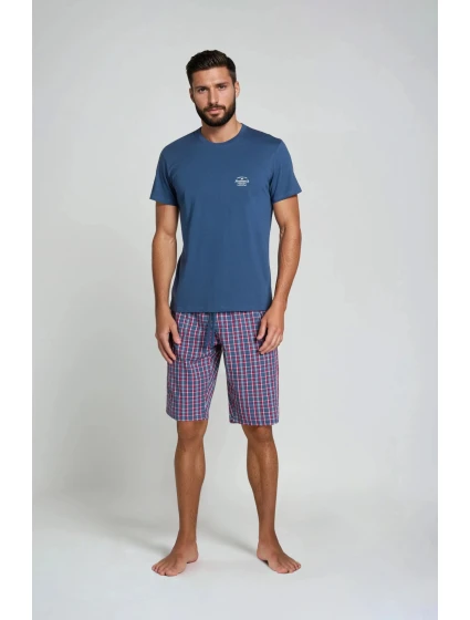 Pyžamo Zeroth 38364-59X Námořnická modrá - Henderson Pyžamo Zeroth 38364-59X Námořnická modrá - Henderson