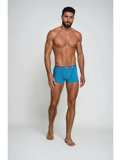 Boxerky Ouzo 38290-MLC Sada 2 kusů Modrá a tmavě modrá - Henderson Boxerky Ouzo 38290-MLC Sada 2 kusů Modrá a tmavě modrá - Henderson