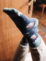 Ponožky Sněhuláci 079-244 Melange Grey - Více