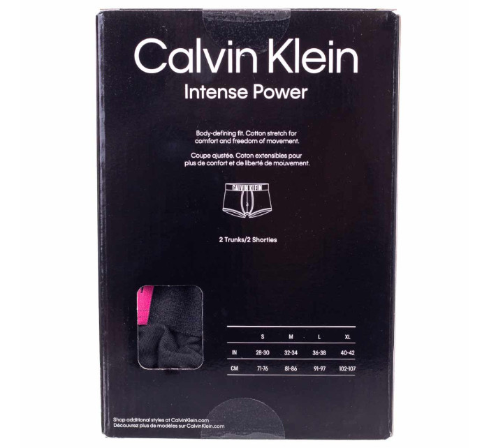 Pánské boxerky Calvin Klein 2Pack 000NB2602AGXI Black