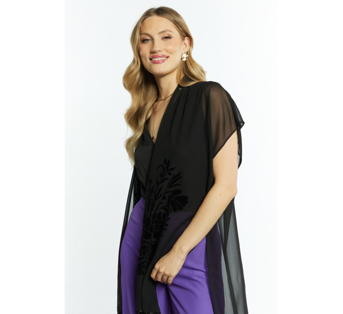 Monnari Beachwear Elegantní dámský plášť Multi Black