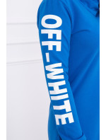 Šaty Off White fialovo-modré