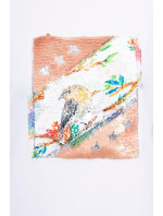 Halenka s grafikou 3D Bird white