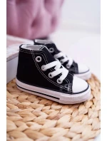 Dětské Vysoké Tenisky Černé Filemon