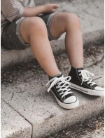 Dětské Vysoké Tenisky Černé Filemon