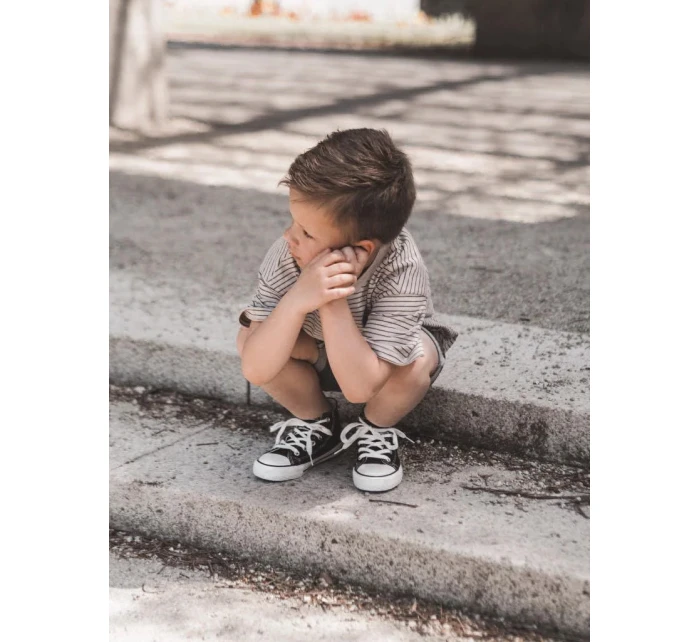 Dětské Vysoké Tenisky Černé Filemon Dětské Vysoké Tenisky Černé Filemon