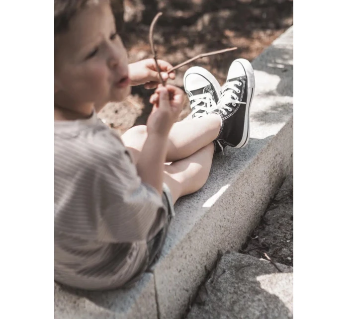 Dětské Vysoké Tenisky Černé Filemon Dětské Vysoké Tenisky Černé Filemon