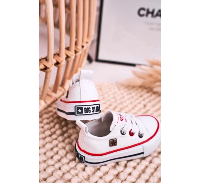 Dětské klasické tenisky Big Star - bílé Dětské klasické tenisky Big Star - bílé
