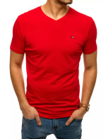 Červené pánské tričko bez potisku RX4464