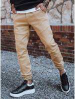 Pánské béžové běžecké kalhoty Dstreet UX3301