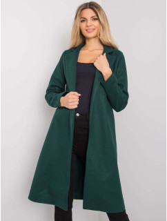 RUE PARIS Dámský tmavě zelený kabát