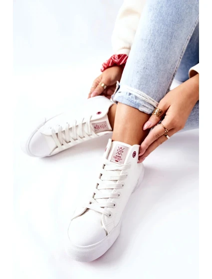 Dámské Tenisky Cross Jeans II2R4033C Bílé Dámské Tenisky Cross Jeans II2R4033C Bílé