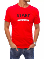 Červené pánské tričko Dstreet RX4736