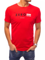 Červené pánské tričko Dstreet RX4742 s potiskem