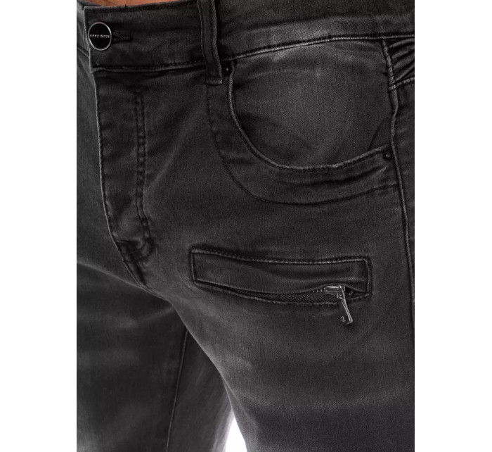 Šedé pánské kalhoty Dstreet UX3809
