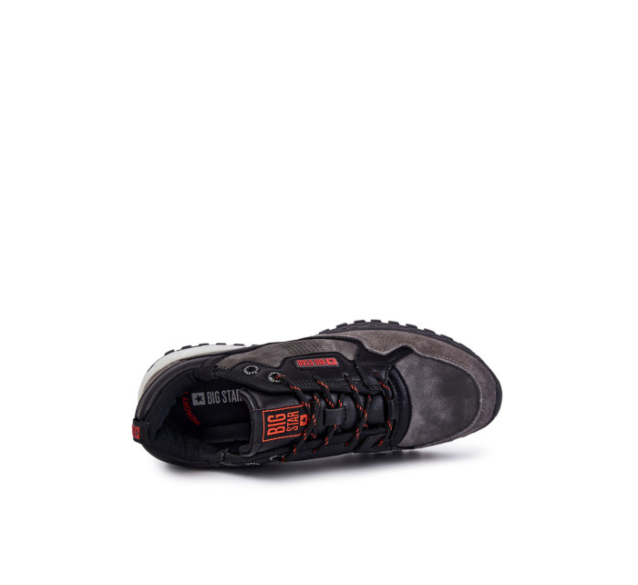 Pánská klasická sportovní obuv Memory Foam Big Star KK174271 šedá