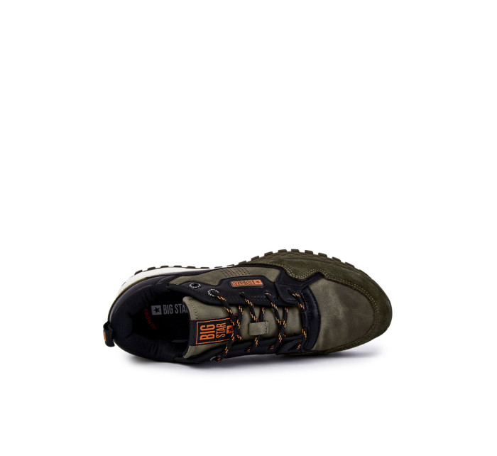 Pánská klasická sportovní obuv Memory Foam Big Star KK174272 Zelená